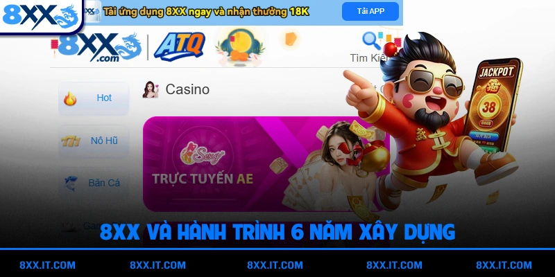 8XX và hành trình 6 năm xây dựng vị thế nhà cái hàng đầu