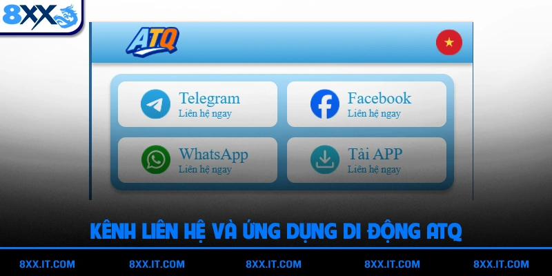 Kênh liên hệ và ứng dụng di động ATQ